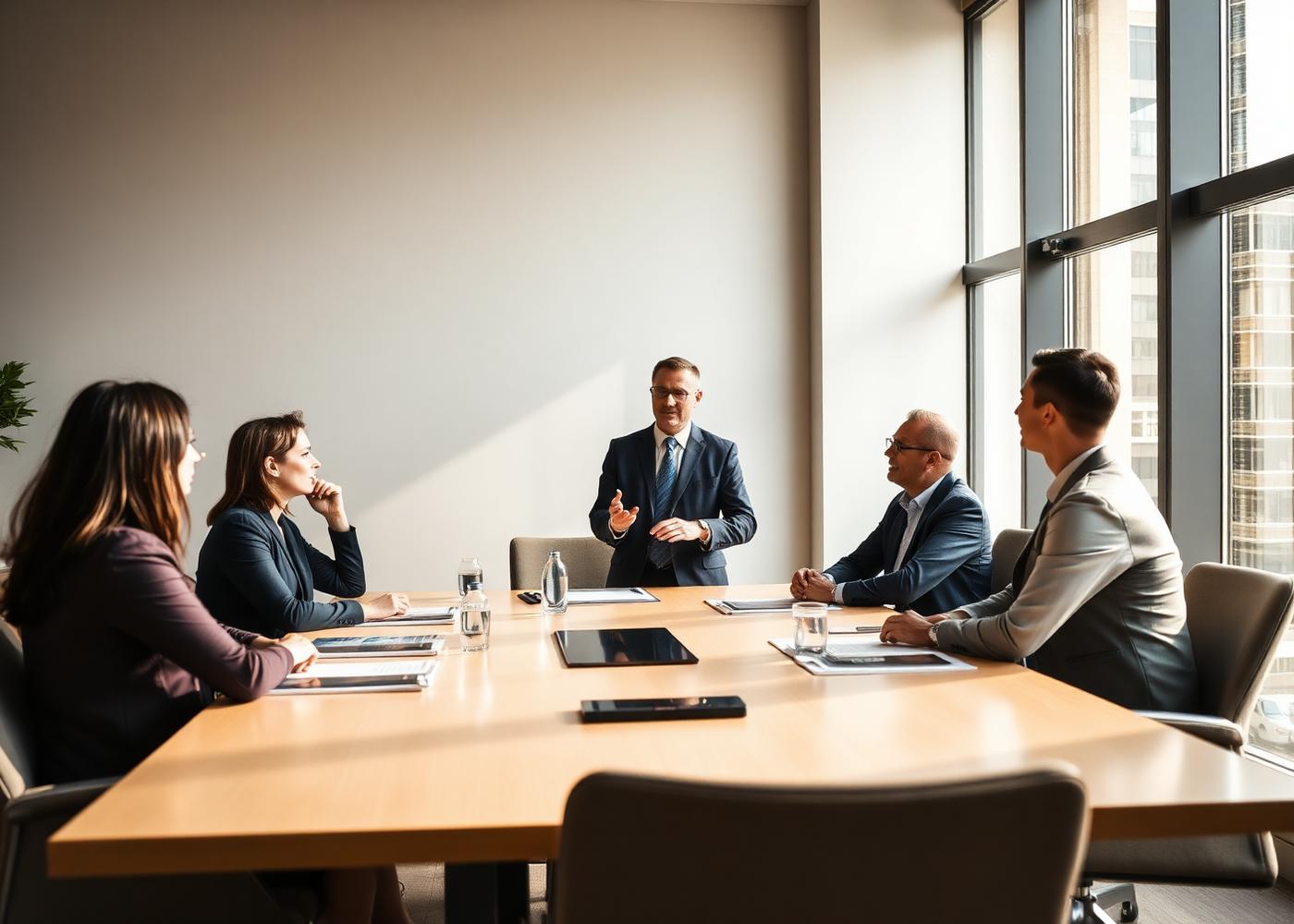 Klarity consultant meeting with executive team